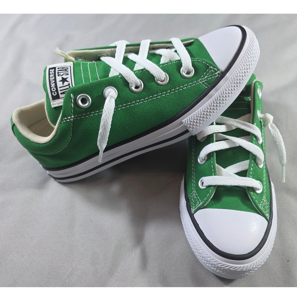 Converse Chuck Taylor All Star Street Ox Kids 3 Kelly Green Low Top Sneakers NEW